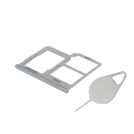 Tiroir double SIM Gris du Samsung Galaxy A40 2019 SM-A405