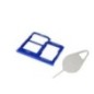 Tiroir double SIM Bleu du Samsung Galaxy A40 2019 SM-A405