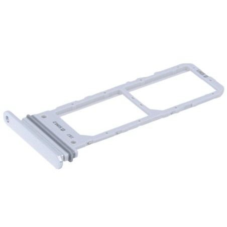 Tiroir double SIM Blanc du Samsung Galaxy Note 10 Lite SM-N770
