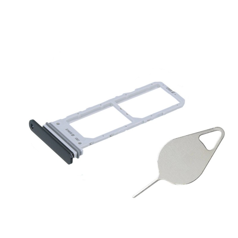 Tiroir double SIM Noir du Samsung Galaxy Note 10 SM-N970