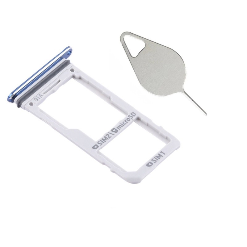 Tiroir double SIM Bleu du Samsung Galaxy Note 8 SM-N950