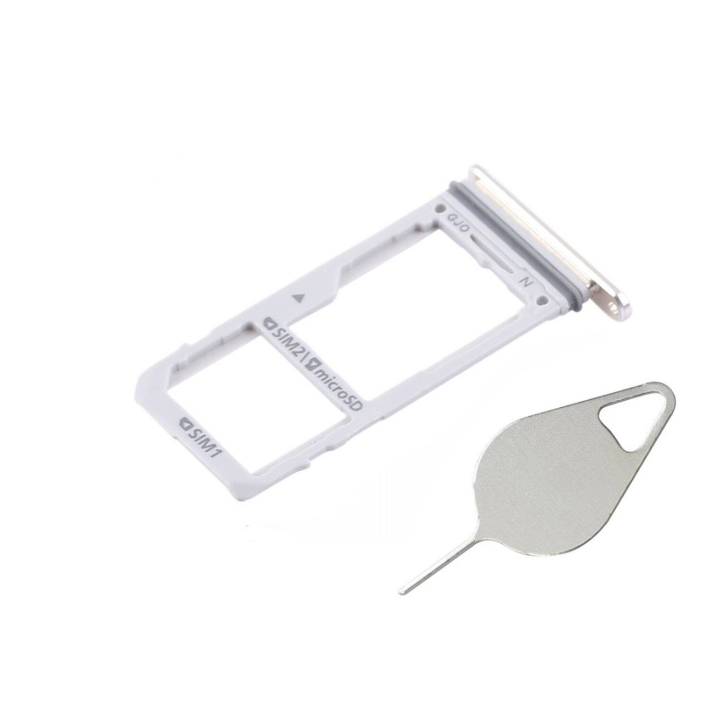 Tiroir double SIM Or du Samsung Galaxy Note 8 SM-N950
