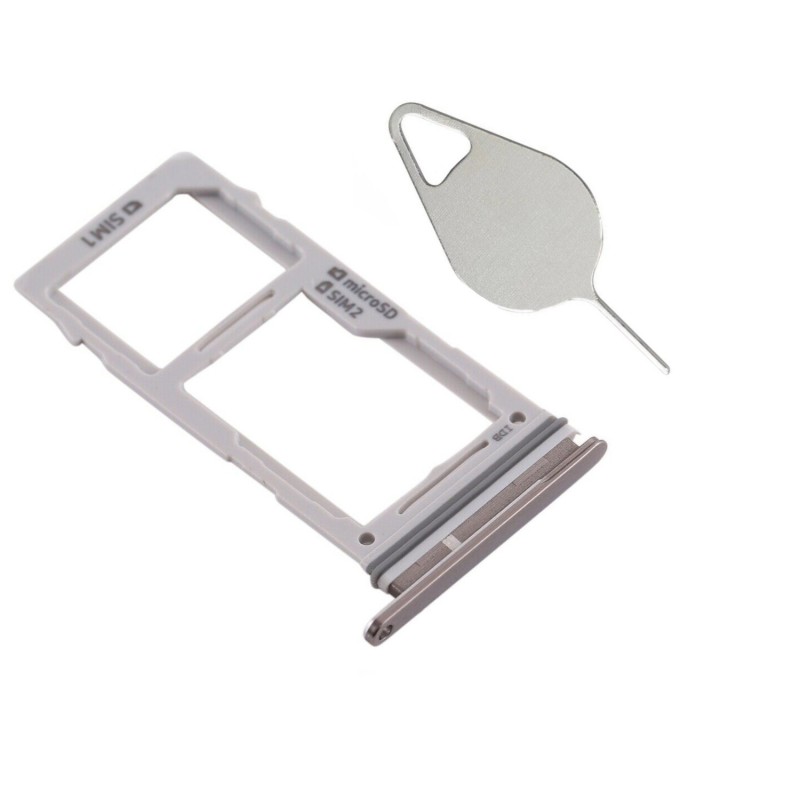 Tiroir double SIM Noir du Samsung Galaxy S10 SM-G973