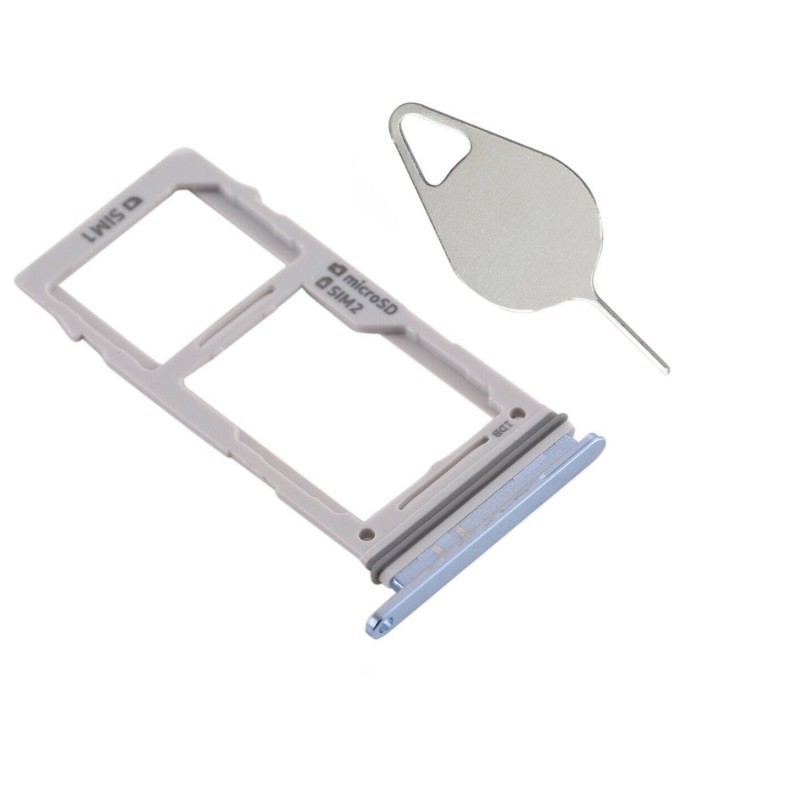 Tiroir double SIM Bleu du Samsung Galaxy S10 SM-G973