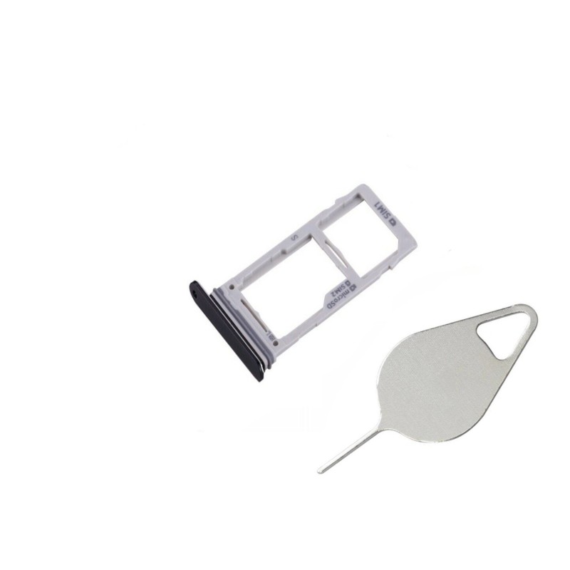 Tiroir double SIM Noir du Samsung Galaxy S9 Plus SM-G965