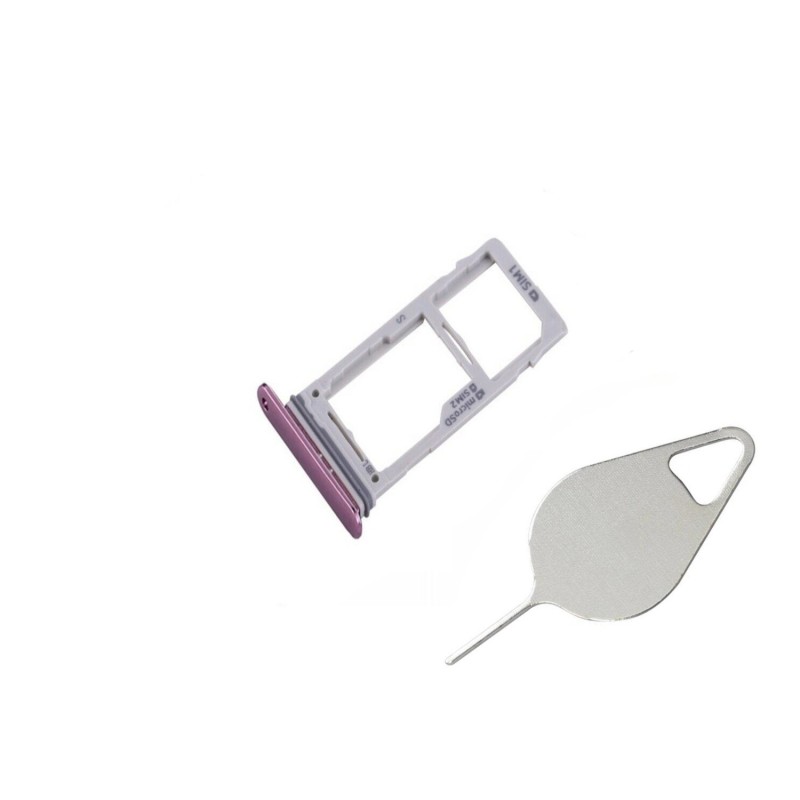 Tiroir double SIM Violet du Samsung Galaxy S9 SM-G960