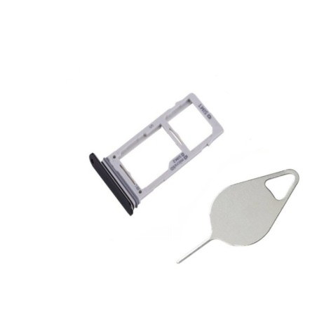 Tiroir double SIM Noir du Samsung Galaxy S9 SM-G960