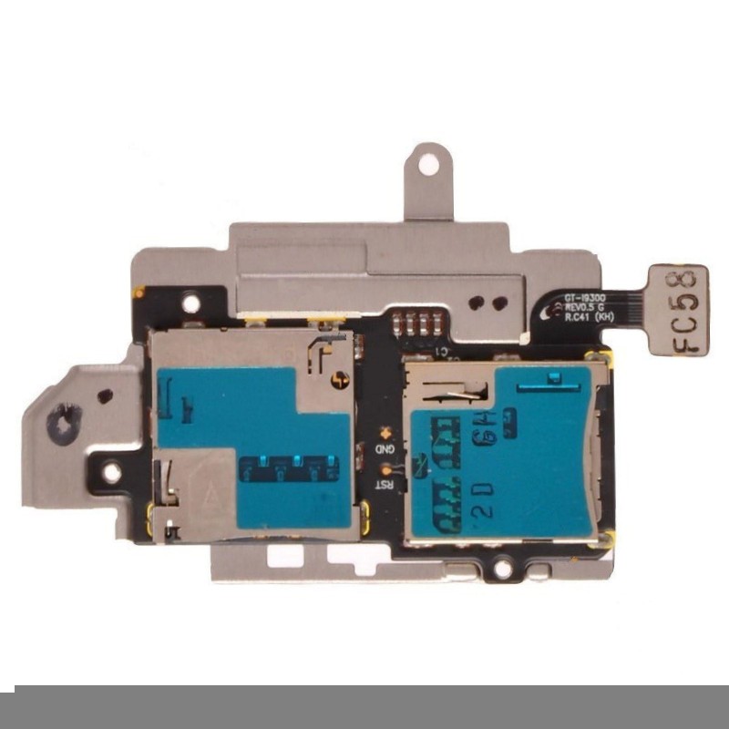 Nappe interne du lecteur de Carte Sim du Samsung Galaxy S3 GT-i9300