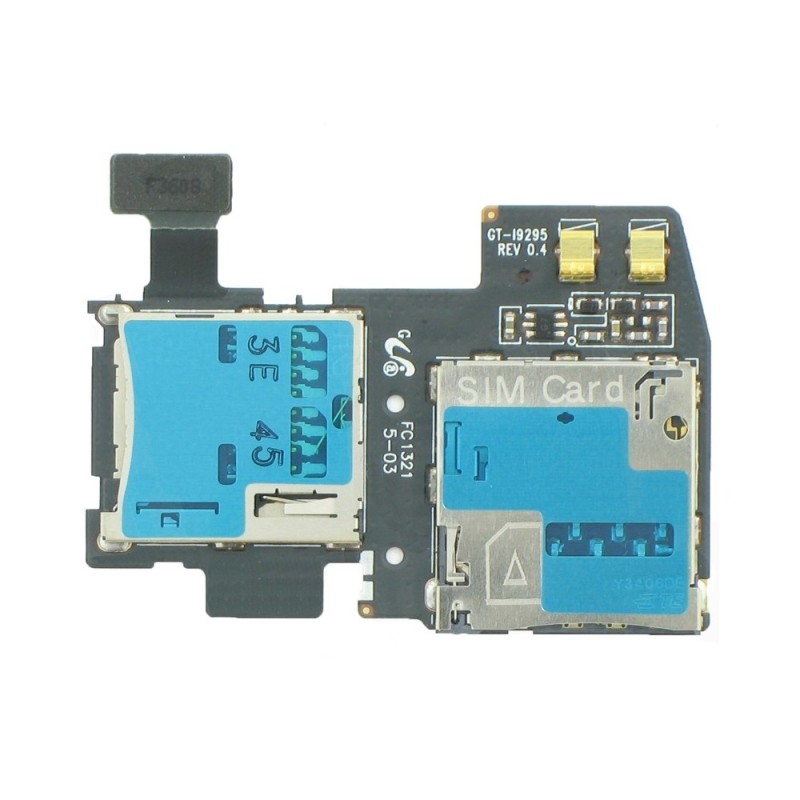 Nappe interne du lecteur de Carte Sim du Samsung Galaxy S4 Active i9295