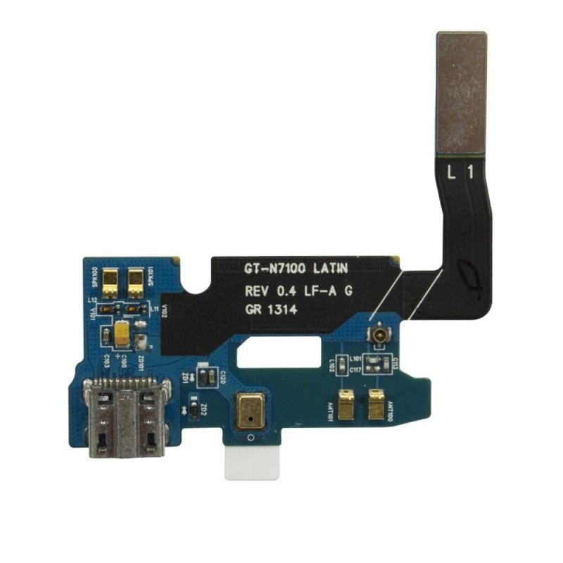 Nappe interne du connecteur de charge du Samsung Galaxy Note 2 N7100