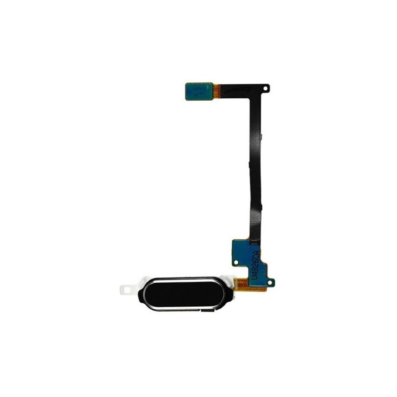 Nappe bouton Home Noir du Samsung Galaxy Note 4 N910F