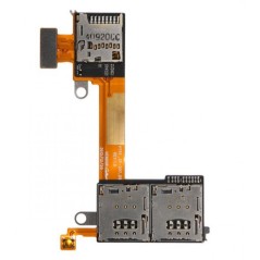 Nappe interne des lecteurs des cartes SIM et MicroSD du Sony Xperia M2 DUAL