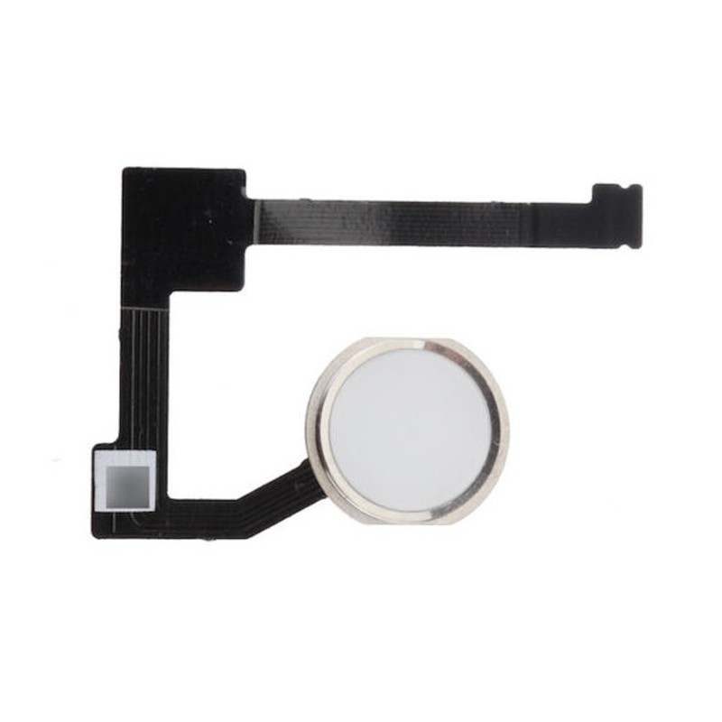 Nappe bouton Home Blanc / Argent de l'iPad Pro 12.9" 2015 (1ère Génération)