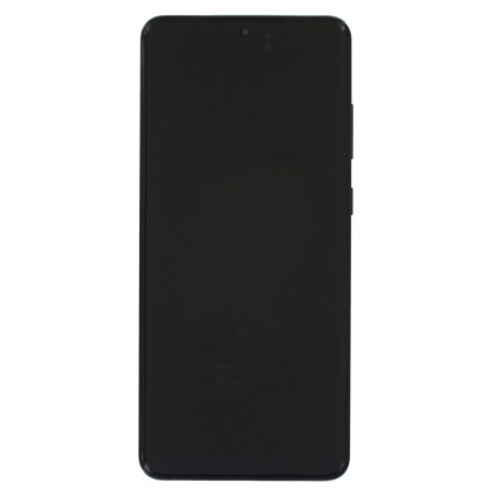 Bloc écran AMOLED + Tactile Original Samsung Assemblé sur châssis pour Samsung Galaxy S20 Ultra Cosmic Black