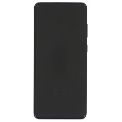 Bloc écran AMOLED + Tactile Original Samsung Assemblé sur châssis pour Samsung Galaxy S20 Plus Cosmic Black (Noir)