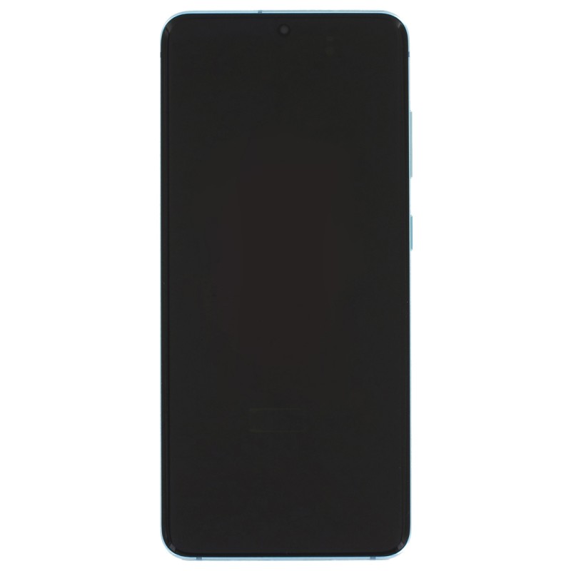 Bloc écran AMOLED + Tactile Original Samsung Assemblé sur châssis pour Samsung Galaxy S20 Cloud Blue (Bleu)