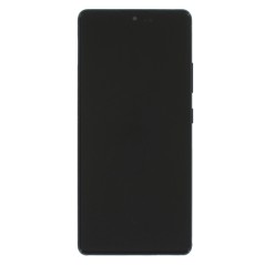 Bloc écran AMOLED + Tactile Original Samsung Assemblé sur châssis pour Samsung Galaxy S10 Lite Prism Black (Noir)