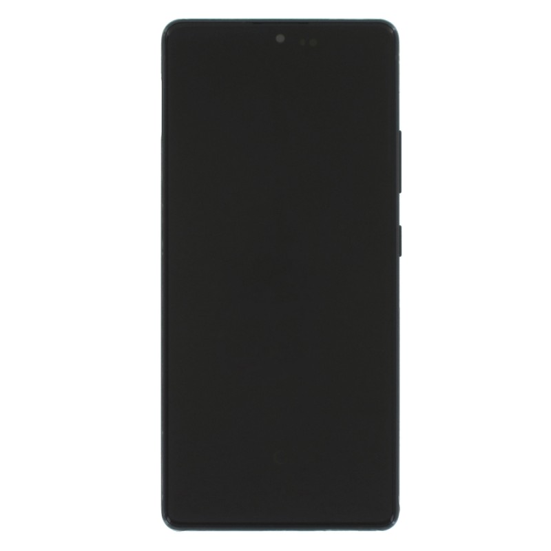 Bloc écran AMOLED + Tactile Original Samsung Assemblé sur châssis pour Samsung Galaxy S10 Lite Prism Black (Noir)