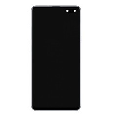 Bloc écran AMOLED + Tactile Original Samsung Assemblé sur châssis pour Samsung Galaxy S10 5G Majestic Black (Noir)