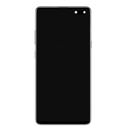 Bloc écran AMOLED + Tactile Original Samsung Assemblé sur châssis pour Samsung Galaxy S10 5G Majestic Black (Noir)