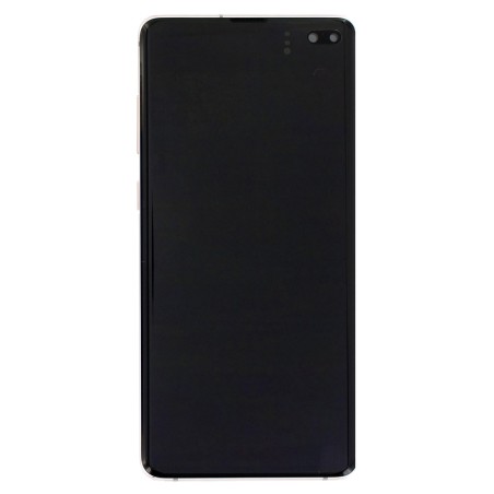 Bloc écran AMOLED + Tactile Original Samsung Assemblé sur châssis pour Samsung Galaxy S10 PLUS Noir