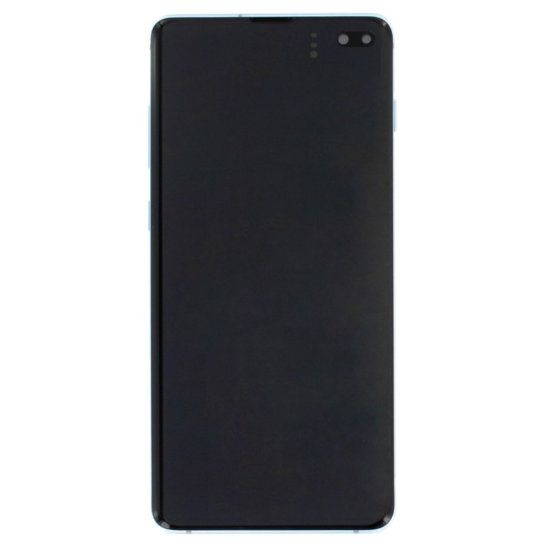 Bloc écran Super AMOLED Original Samsung pour Samsung Galaxy S10 PLUS Prism Blue (Bleu)