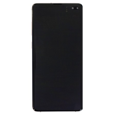 Bloc écran Super AMOLED Original Samsung pour Samsung Galaxy S10 PLUS Silver (Argent)