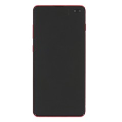 Bloc écran Super AMOLED Original Samsung pour Samsung Galaxy S10 PLUS Cardinal Red (Rouge)