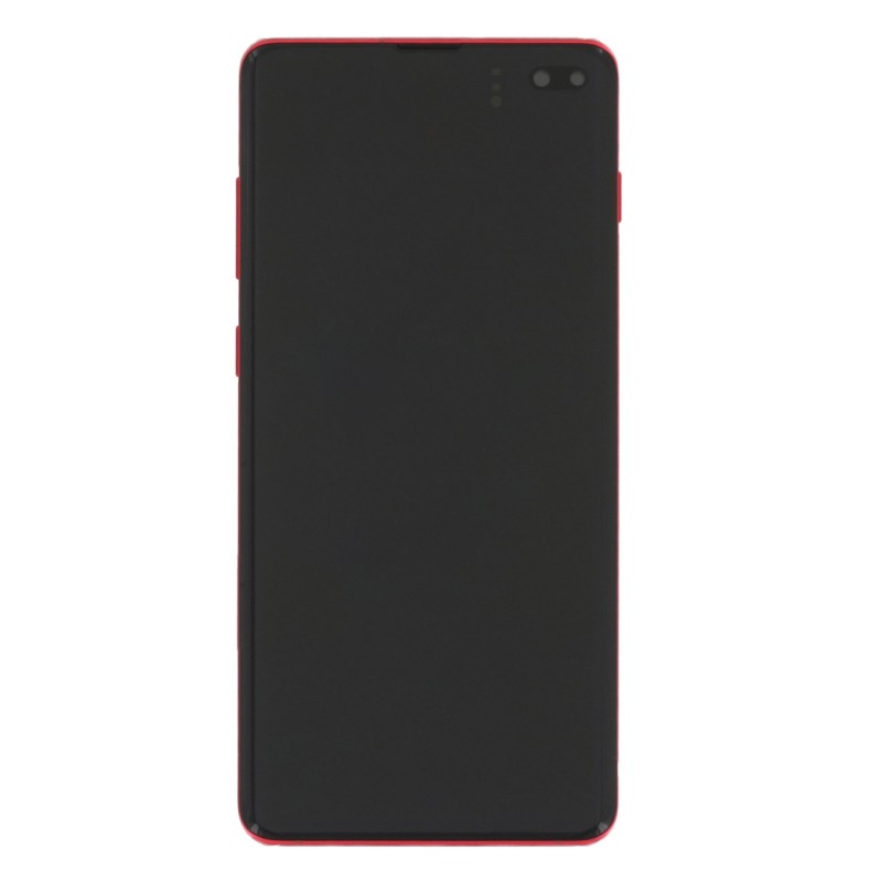 Bloc écran Super AMOLED Original Samsung pour Samsung Galaxy S10 PLUS Cardinal Red (Rouge)