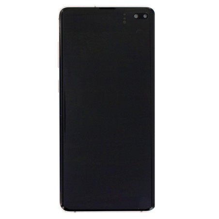 Bloc écran Super AMOLED Original Samsung pour Samsung Galaxy S10 PLUS Ceramic White (Blanc)