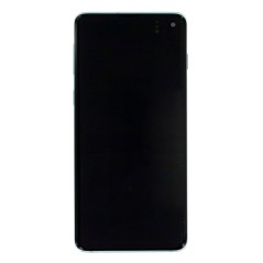 Bloc écran Dynamic AMOLED Original Samsung pour Samsung Galaxy S10 Prism Green (Vert)