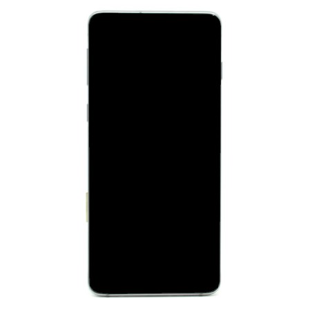 Bloc écran AMOLED + Tactile Original Samsung Assemblé sur châssis pour Samsung Galaxy S10 Silver (Argent)