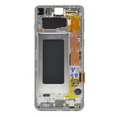 Bloc écran Dynamic AMOLED Original Samsung pour Samsung Galaxy S10 Silver (Argent)