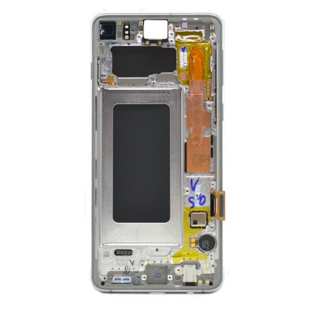 Bloc écran Dynamic AMOLED Original Samsung pour Samsung Galaxy S10 Silver (Argent)