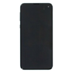 Bloc écran AMOLED + Tactile Original Samsung Assemblé sur châssis pour Samsung Galaxy S10E Prism Black (Noir)