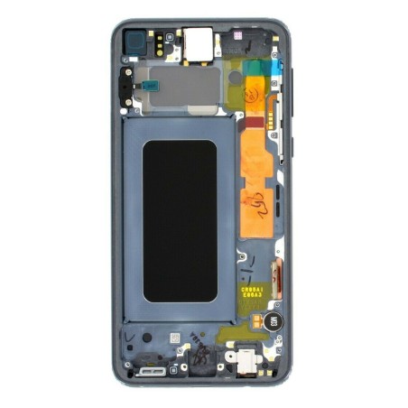 Bloc écran AMOLED + Tactile Original Samsung Assemblé sur châssis pour Samsung Galaxy S10E Prism Black (Noir)