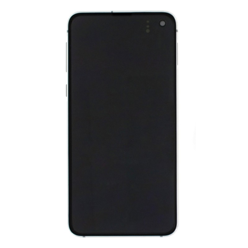 Bloc écran Super AMOLED Original Samsung pour Samsung Galaxy S10E Prism White (Blanc)