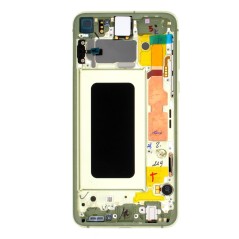 Bloc écran AMOLED + Tactile Original Samsung Assemblé sur châssis pour Samsung Galaxy S10E Canary Yellow (Jaune)