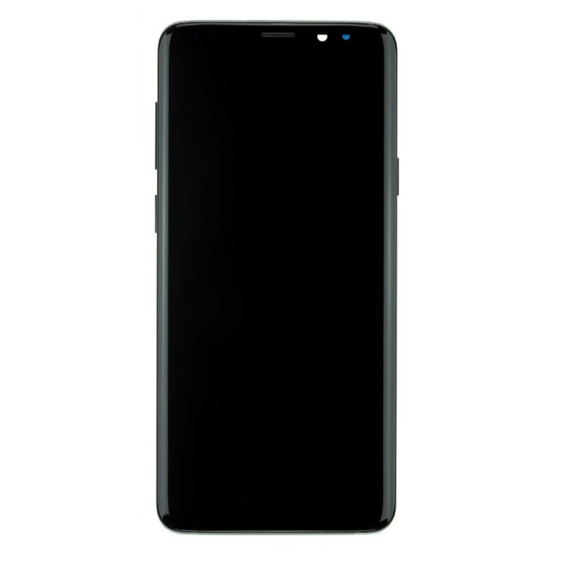 Bloc écran AMOLED + Tactile Original Samsung Assemblé sur châssis pour Samsung Galaxy S9 Plus Noir