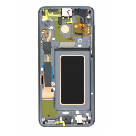 Bloc écran AMOLED + Tactile Original Samsung Assemblé sur châssis pour Samsung Galaxy S9 Plus Gris Titanium