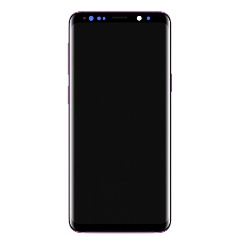 Bloc écran AMOLED + Tactile Original Samsung Assemblé sur châssis pour Samsung Galaxy S9 Plus Orchidée (Violet)