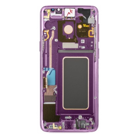 Bloc écran AMOLED + Tactile Original Samsung Assemblé sur châssis pour Samsung Galaxy S9 Plus Orchidée (Violet)