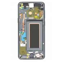 Bloc écran AMOLED + Tactile Original Samsung Assemblé sur châssis pour Samsung Galaxy S9 Gris Titanium