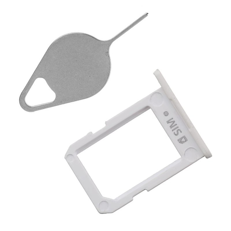 Tiroir de carte SIM Blanc du Samsung Galaxy TAB S2 8" SM-T715 -