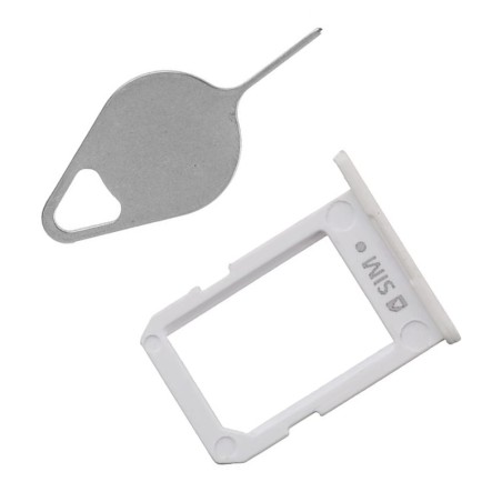 Tiroir de carte SIM Blanc du Samsung Galaxy TAB S2 8" SM-T715 -