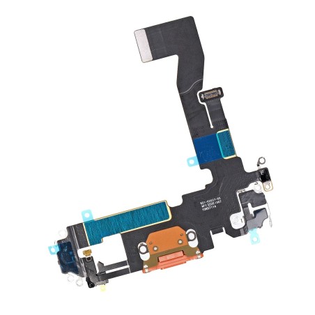 Nappe connecteur de charge Lightning Rouge de l'iPhone 12 - Compatible