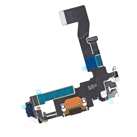 Nappe connecteur de charge Lightning Noir de l'iPhone 12 - Originale