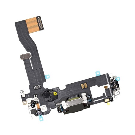 Nappe connecteur de charge Lightning Noir de l'iPhone 12 - Originale