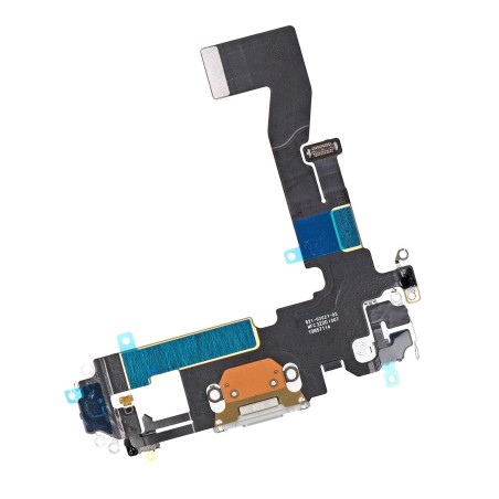Nappe du connecteur de charge de l'iPhone 12 Pro Argent - Compatible