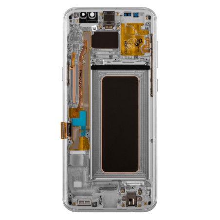 Bloc écran AMOLED + Tactile Original Samsung Assemblé sur châssis pour Samsung Galaxy S8 Plus Argent
